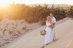 Фотосессия на песчаном пляже