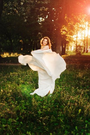 Воздушное платье невесты