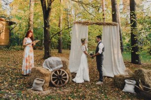 Церемония в стиле рустик