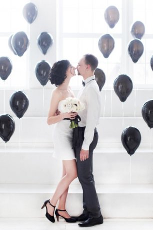 Черно-белая фотосессия