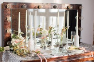 Бутылки-подсвечники в декоре