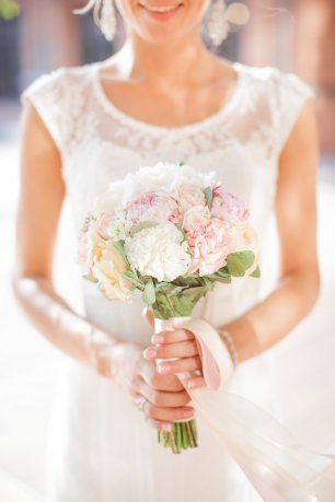 Пастельный букет для невесты