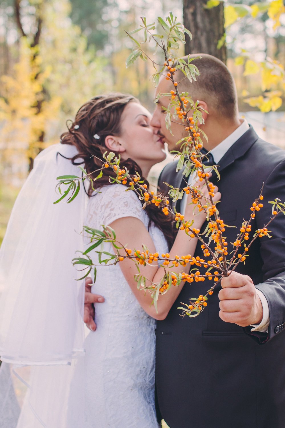 Тёплая осенняя свадьба