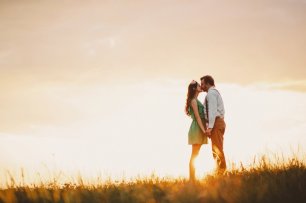 Фотосессия-лавстори на закате. Нежность