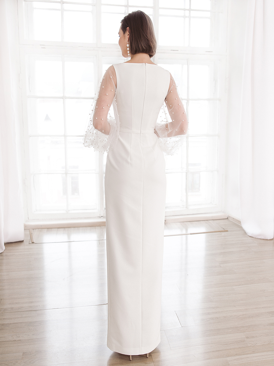 Узнайте подробнее об этой модели на нашем сайте: https://www.vesnawedding.ru/katalog-svadebnyh-platev/..

Скидка действует при покупке в первый день примерки.