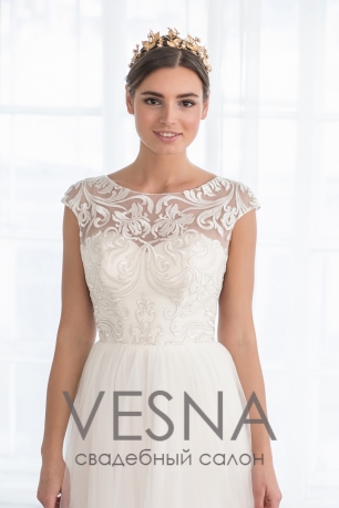 Свадебное платье "Маркиза", салон "Весна"