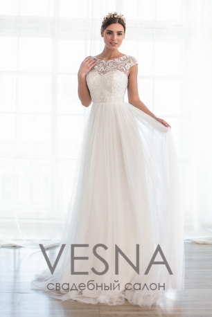 Свадебное платье "Маркиза", салон "Весна"