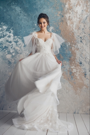 Свадебное платье А-силуэта