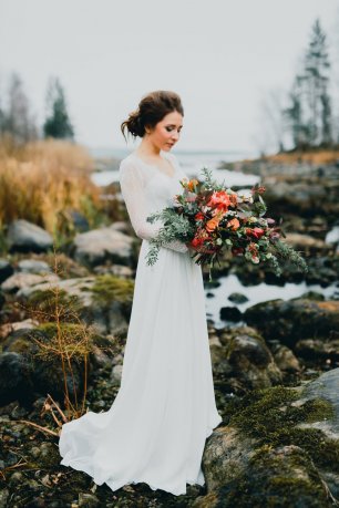 Нежное свадебное платье