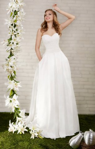 Свадебное платье с карманами