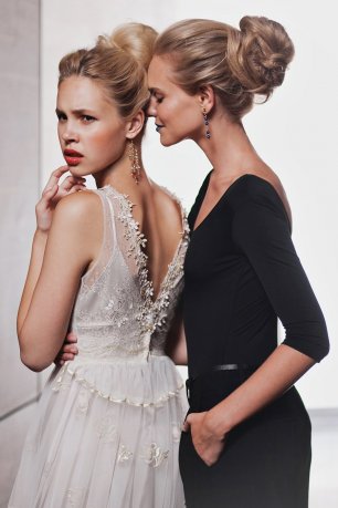 Романтичное платье в русской стилистике