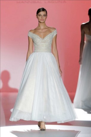 Укороченное свадебное платье Norman от Hannibal Laguna