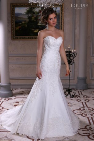 Свадебное платье классического фасона