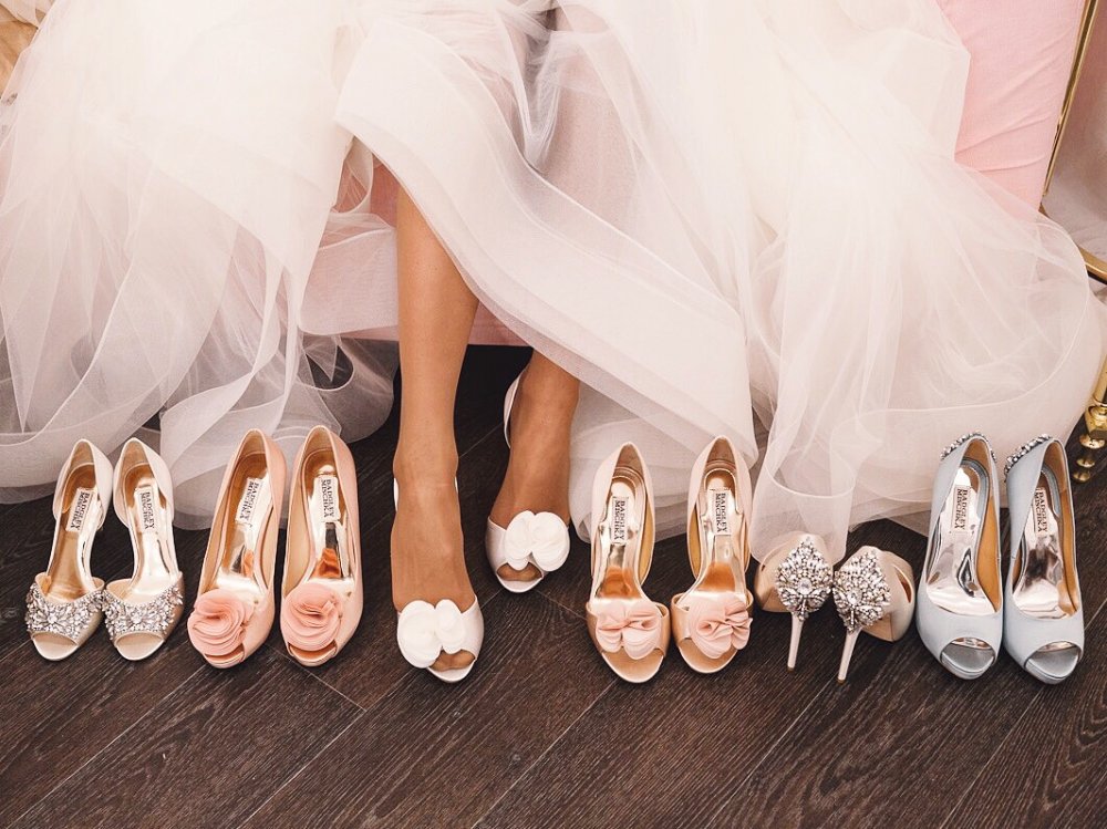 Свадебная обувь с платьем