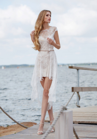 свадебное платье в стиле casual, декор свадьбы ART-PODIUM