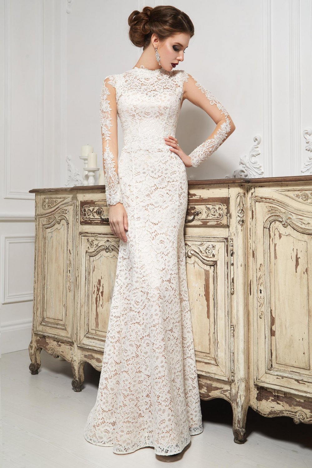 Деликатное мягкое кружево - идеально подчеркивает фигуру.