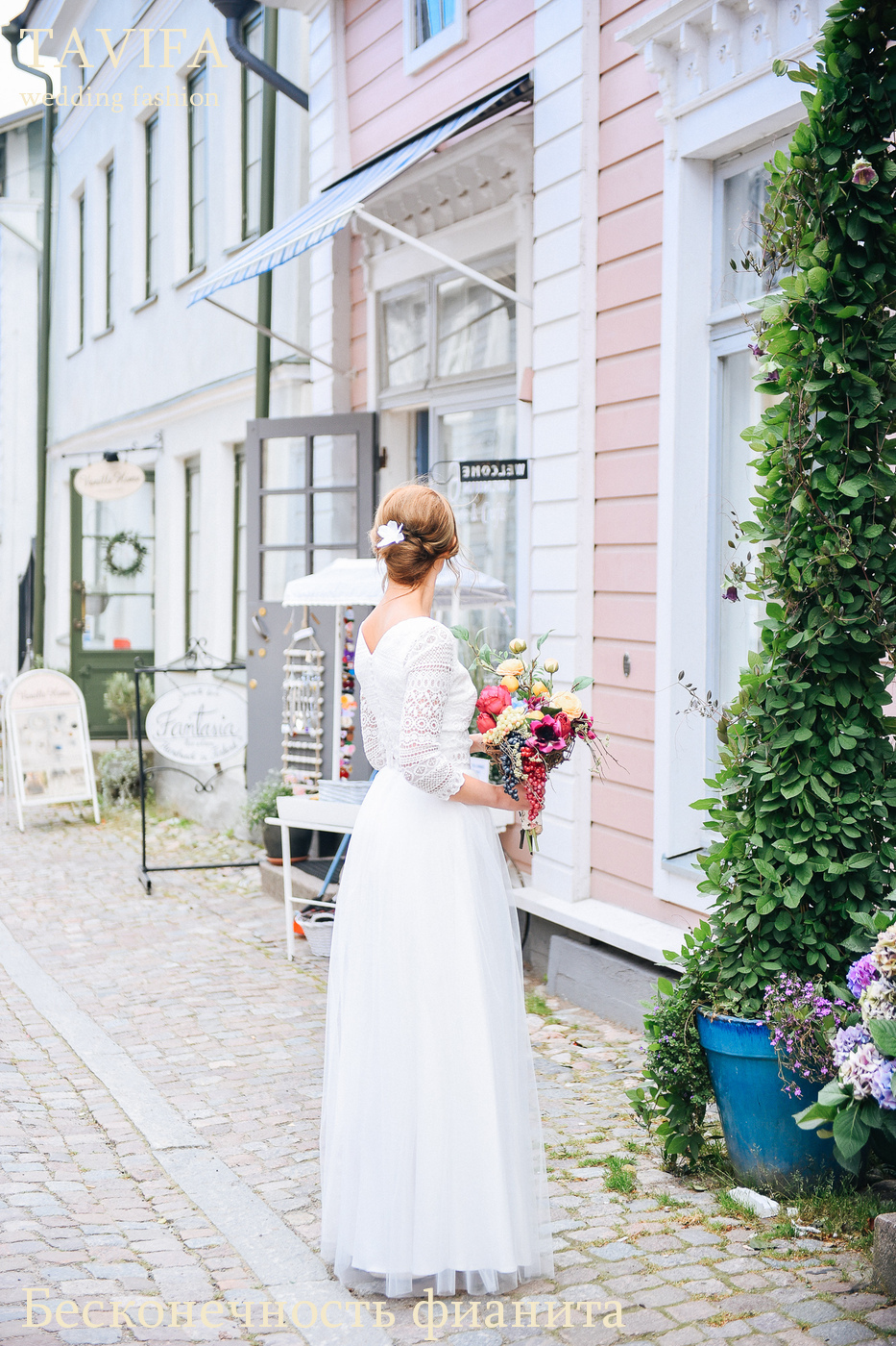 Свадебное платье "Бесконечность фианита"