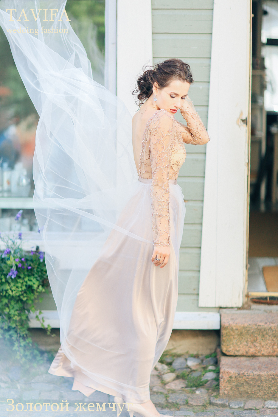Свадебное платье "Золотой жемчуг"