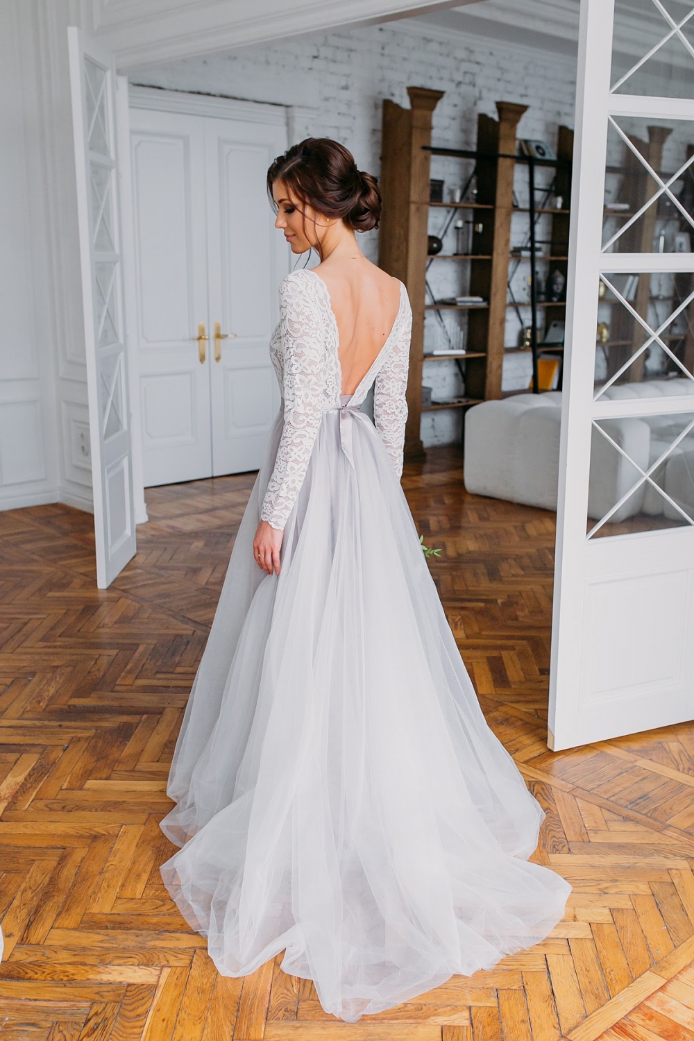 Будуарное платье "Цветение сакуры"