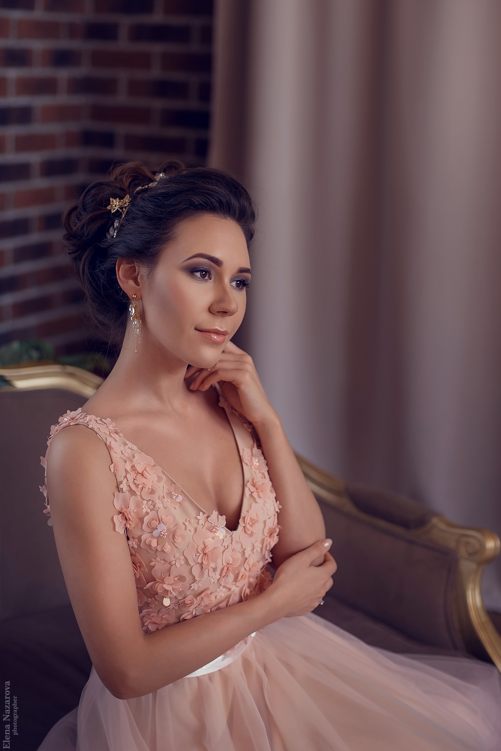 Свадебное платье "Коралловый талисман"