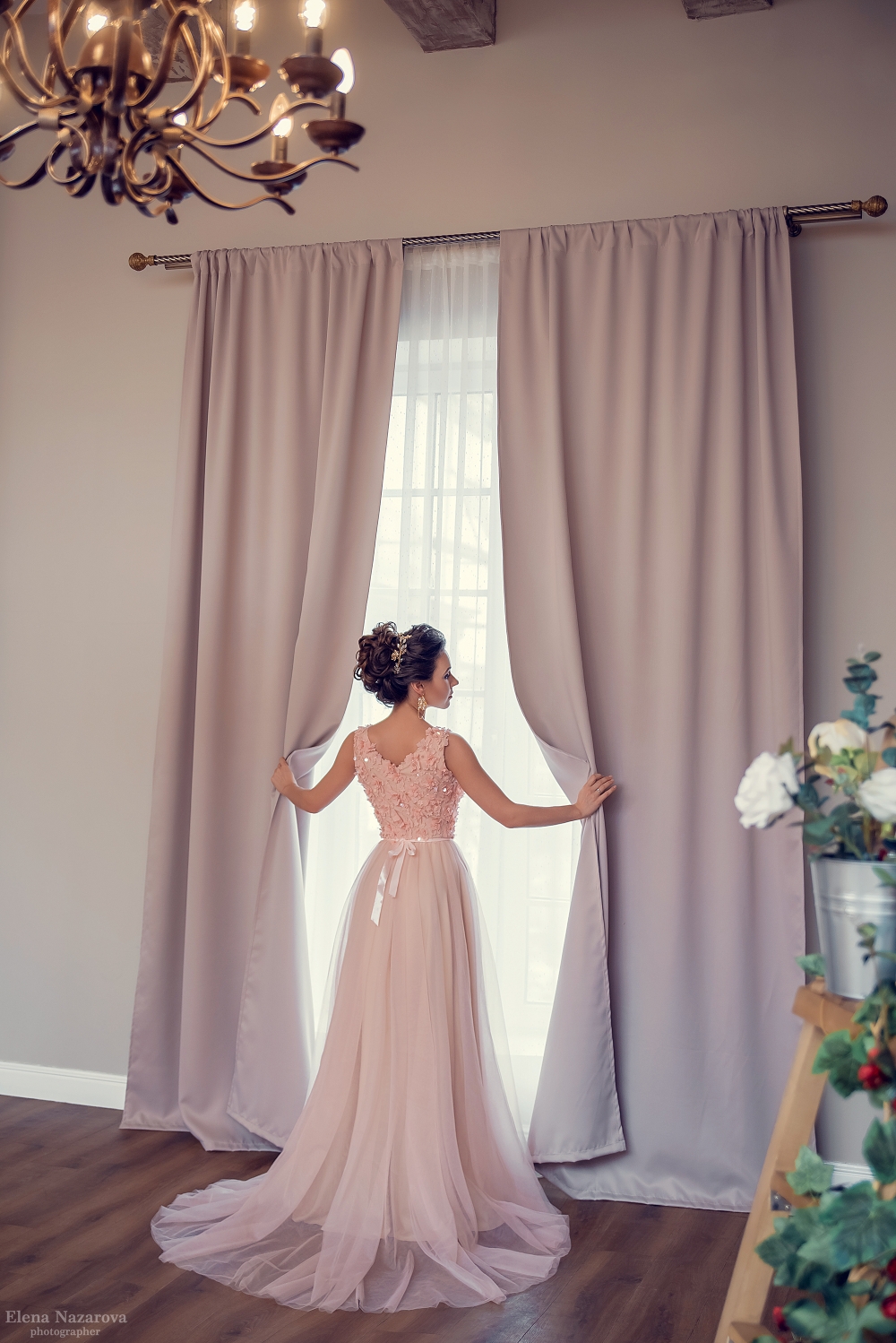 Свадебное платье "Коралловый талисман"