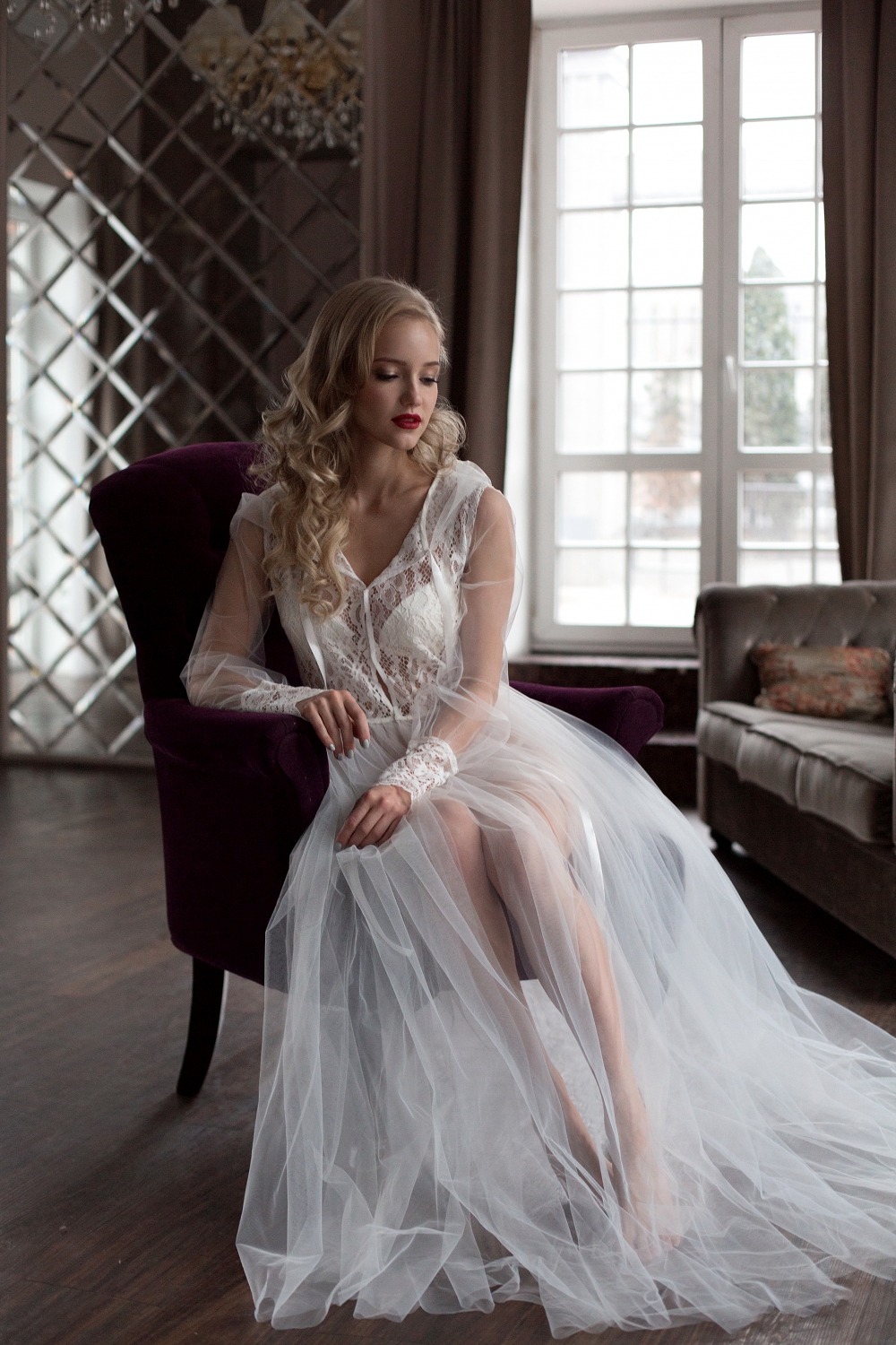 Будуарное платье "Венецианская нега"