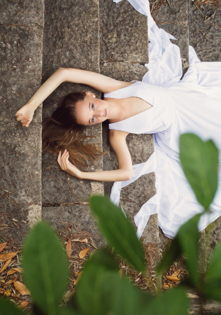 фотосессия в свадебном платье, платье ALD.A.WEDDING