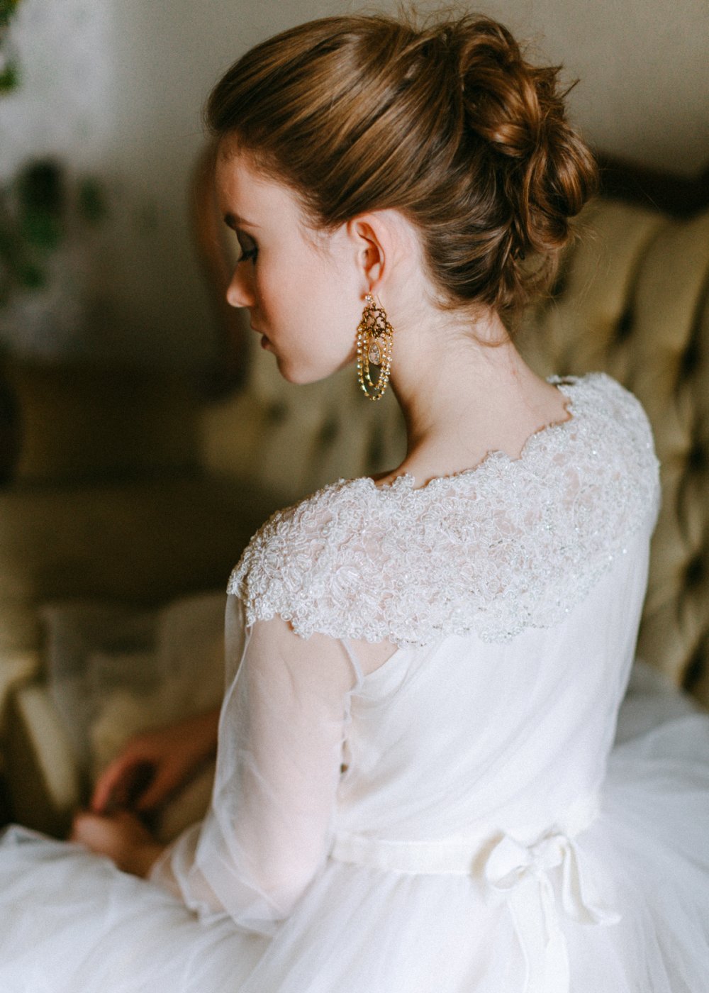 Будуарное платье