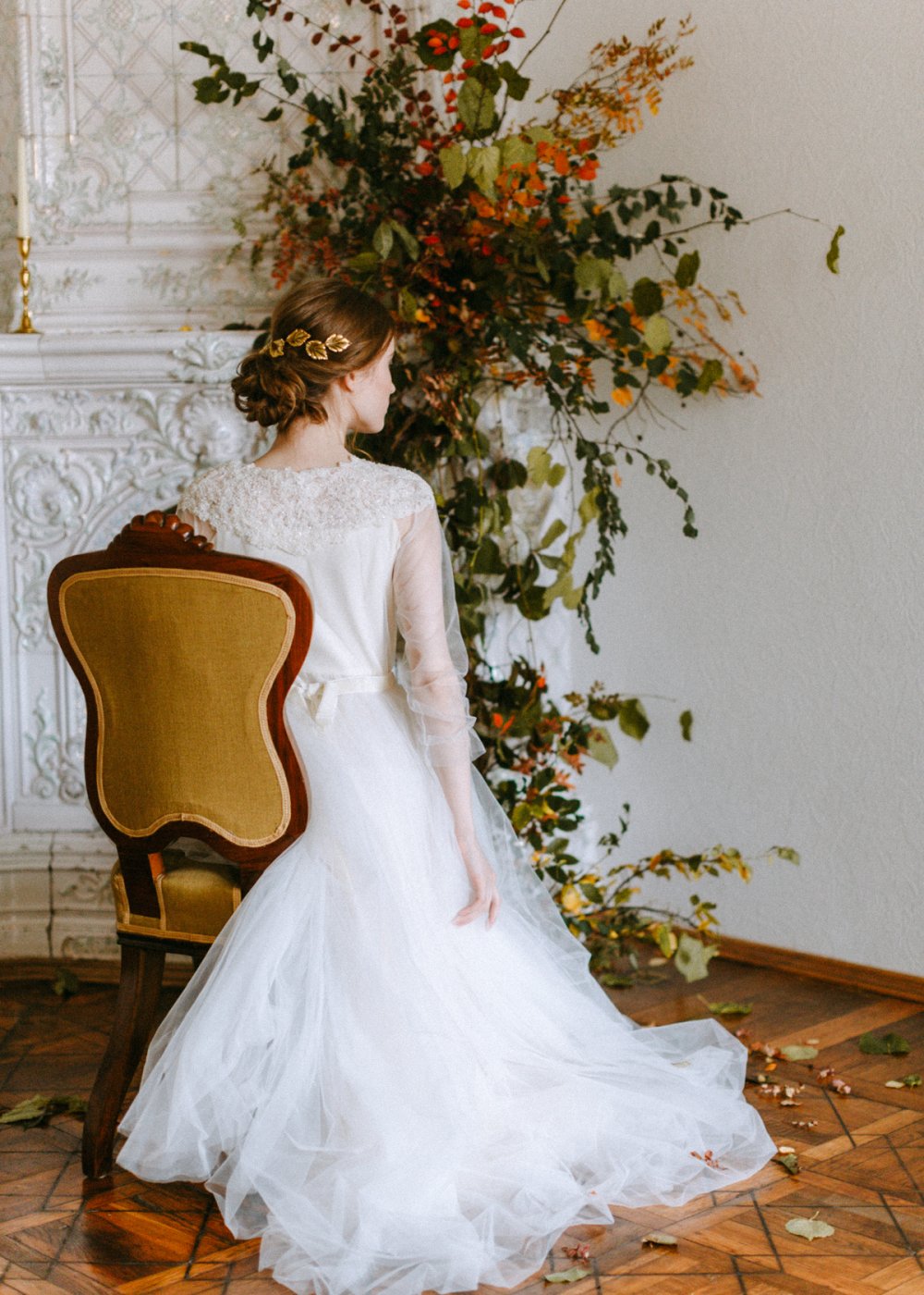 Будуарное платье