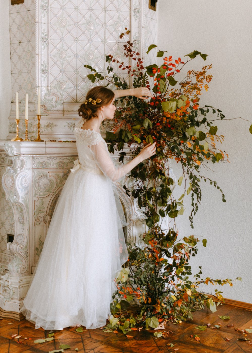 Будуарное платье