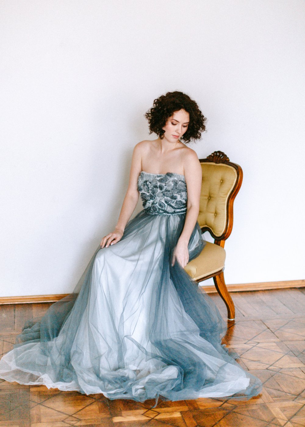 Свадебное платье "Dark Aquamarine"