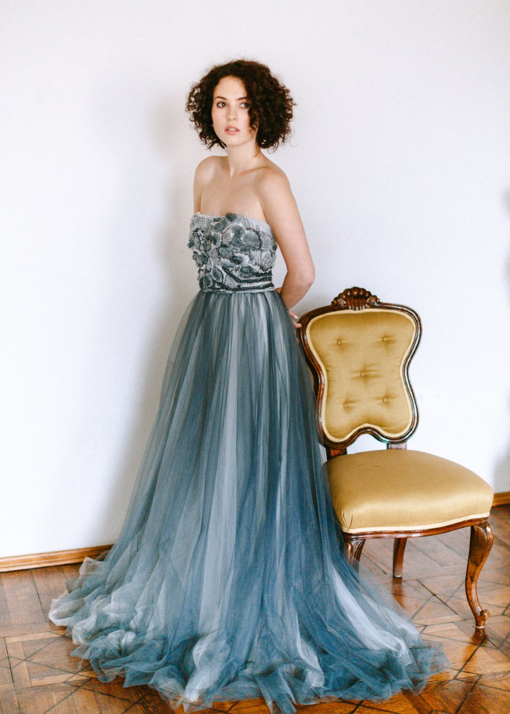 Свадебное платье "Dark Aquamarine"