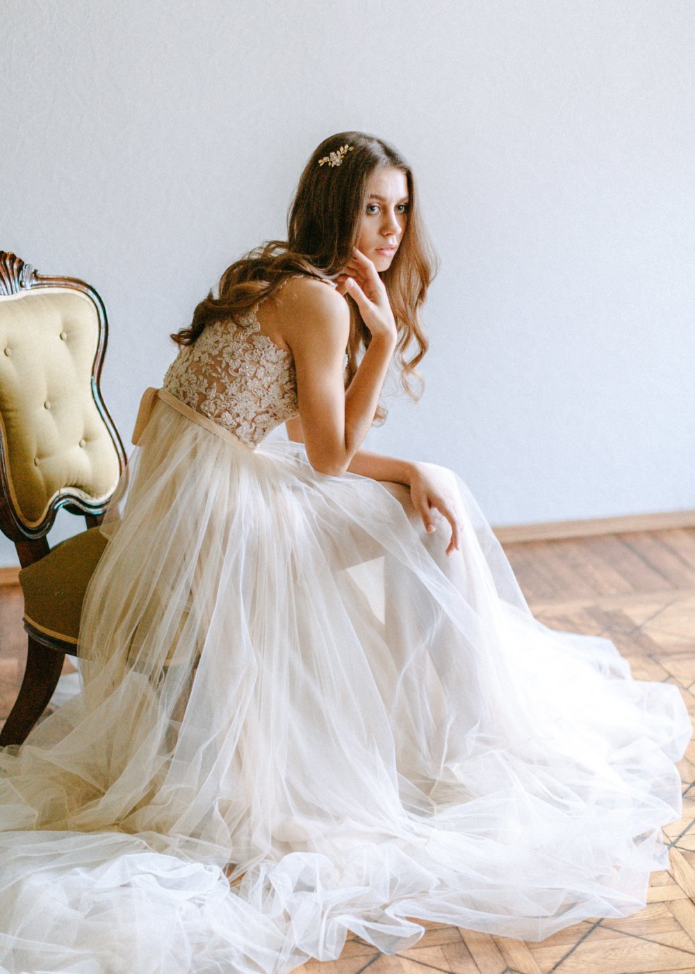 Будуарное платье