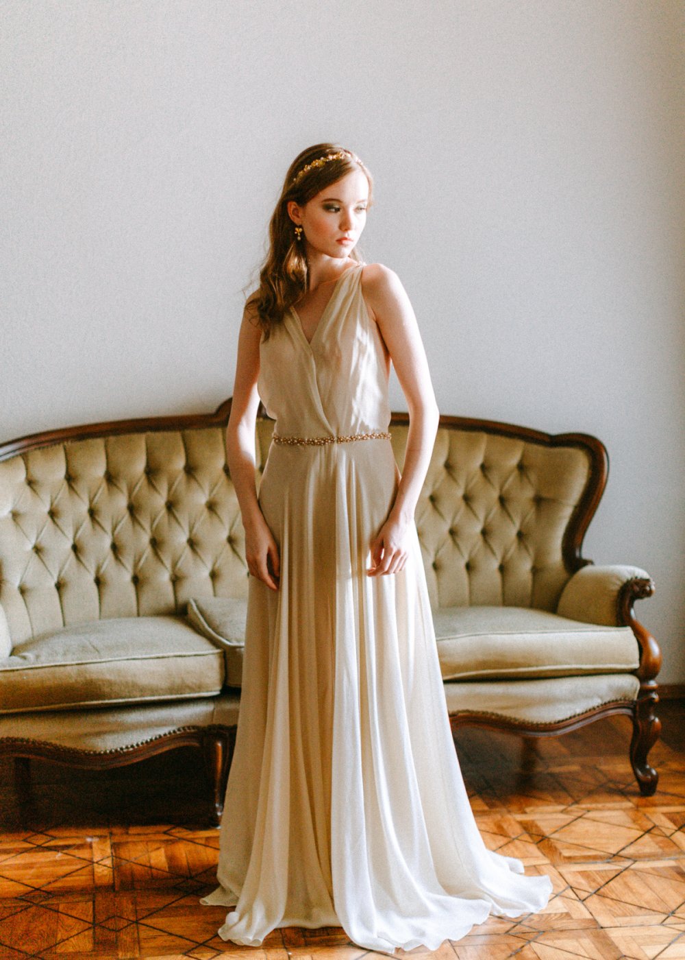 Будуарное платье