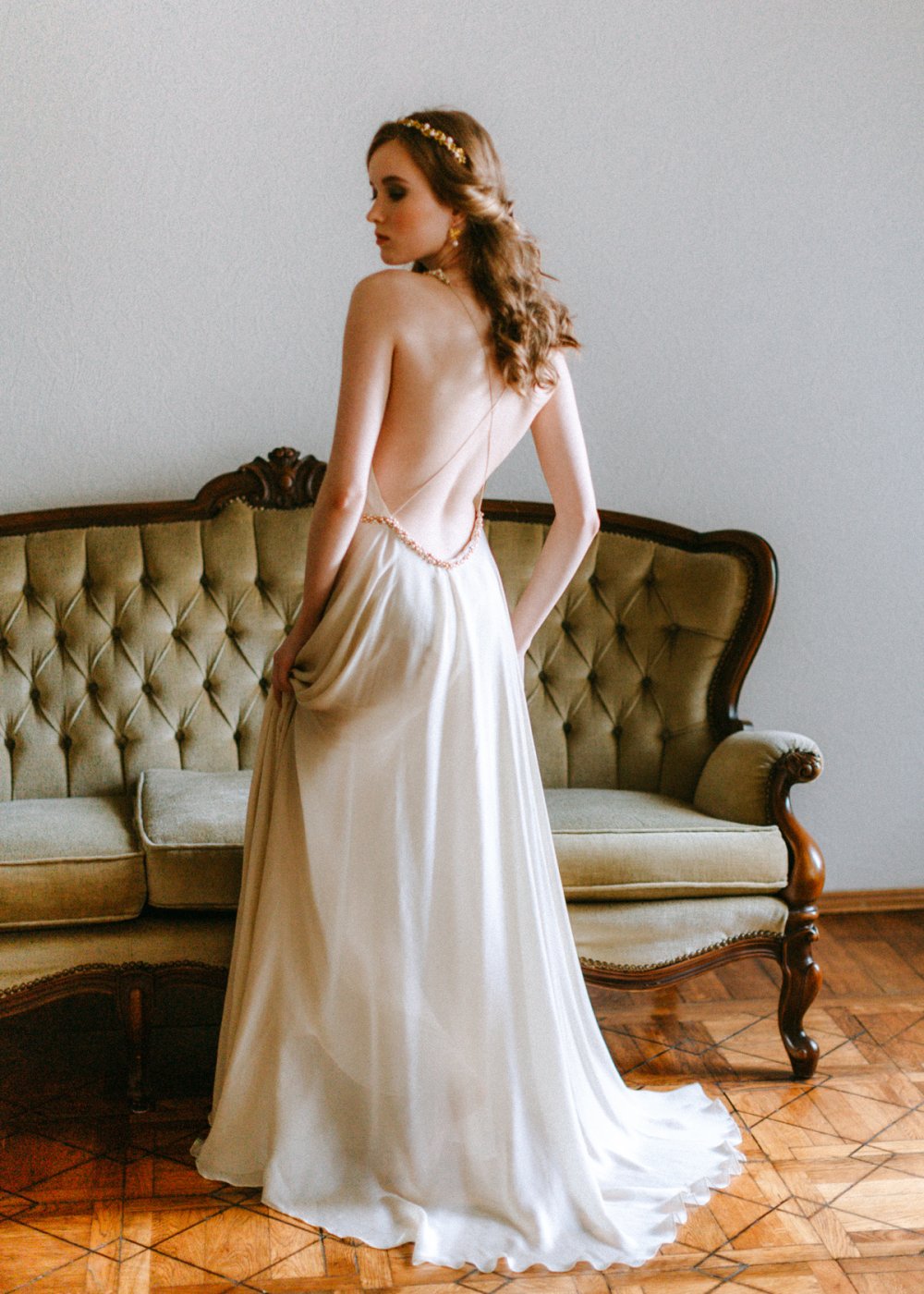 Будуарное платье