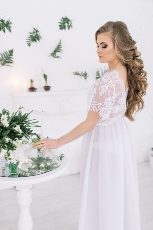 Утро невесты в модном цвете сезона Greenery!