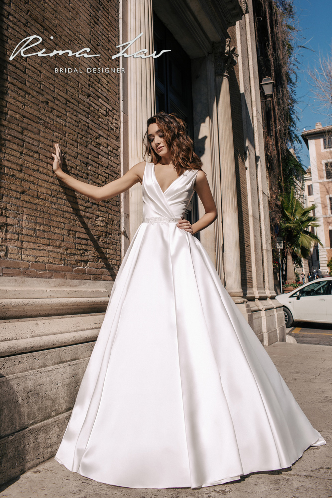 Ультрамодное Свадебное платье Дита (молочное) от RimaLav!