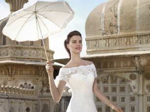 Кружевное платье невесты