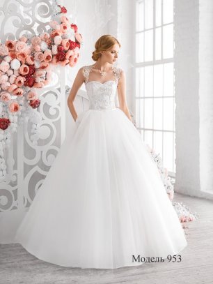 Свадебное платье с пышной юбкой. Olga Sposa