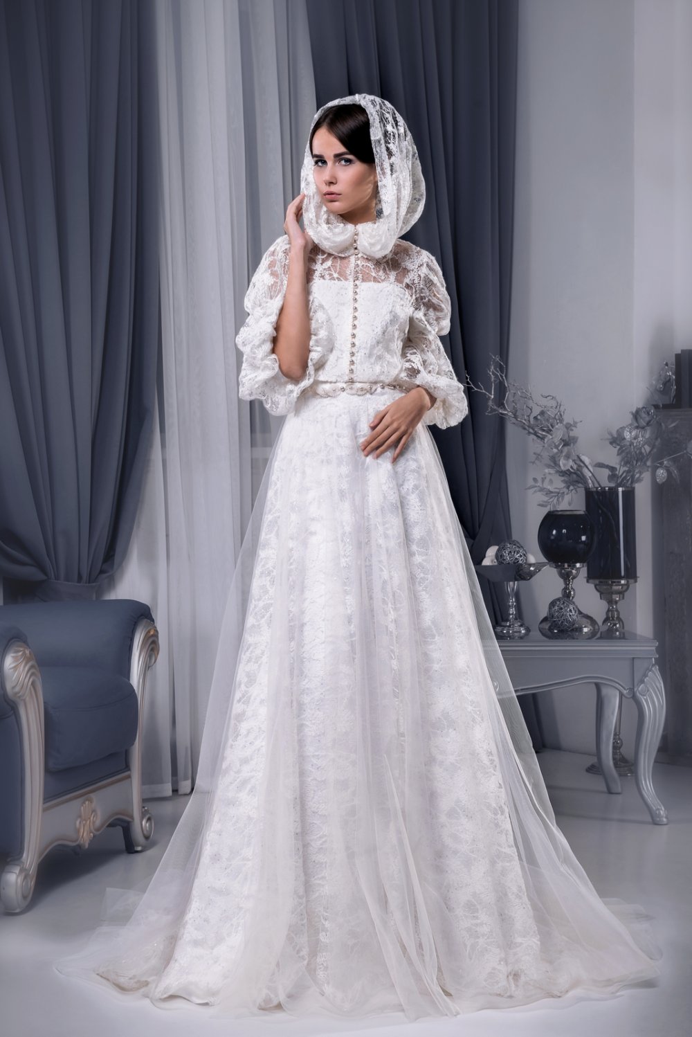 Свадебное платье для мусульманки (56 фото)