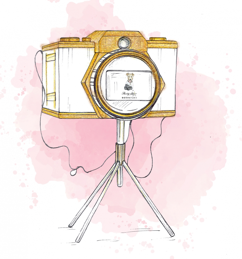 Фотобудка в виде фотоаппарата