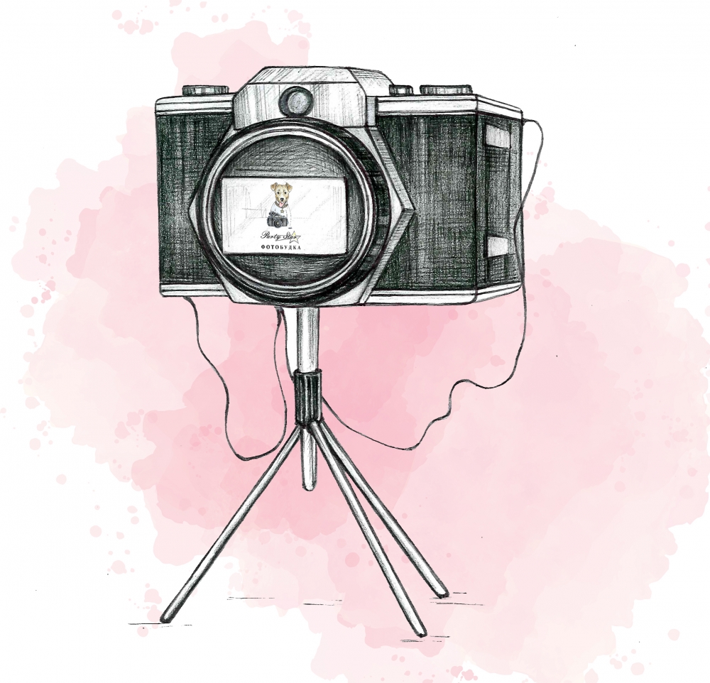 Фотобудка в виде фотоаппарата