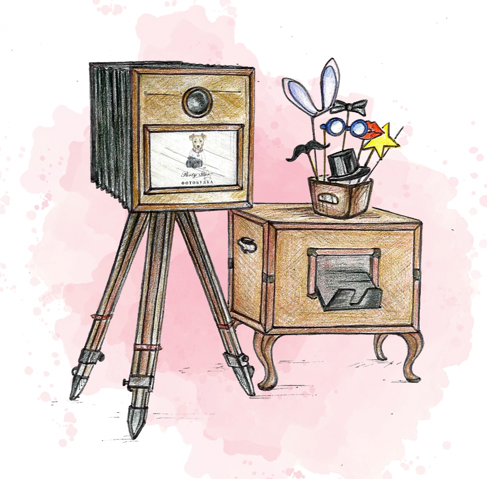 Фотобудка в виде фотоаппарата