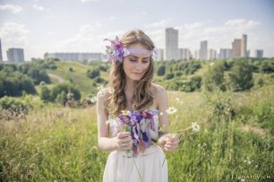 Простой и лаконичный образ невесты