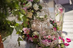 Клетки для декора места бракосочетания