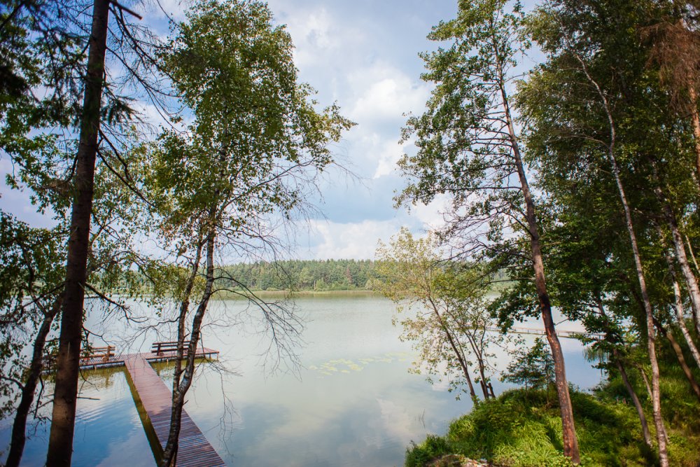 романтичный понтон для регистрации