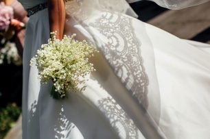 Свадебный букет из ландышей