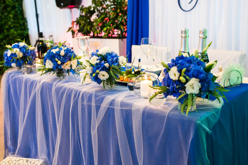 Цвет свадьбы: синий
