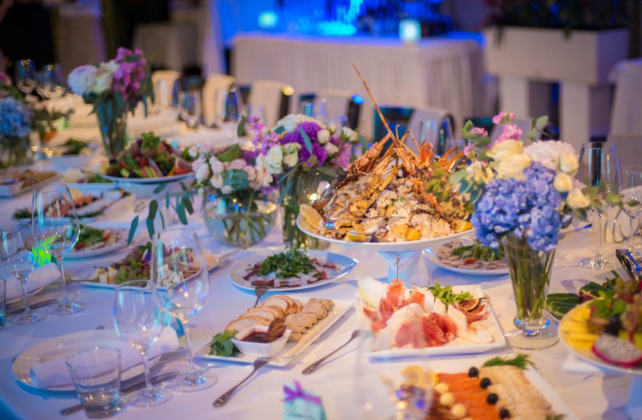 свадебное меню, меню на свадьбу, локация РЕСТОРАН LENINGRAD