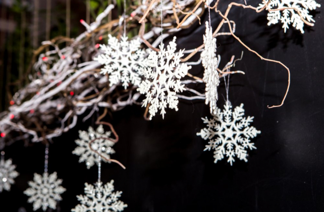 романтичная зимняя свадьба, площадка POMP ART OCTOBER